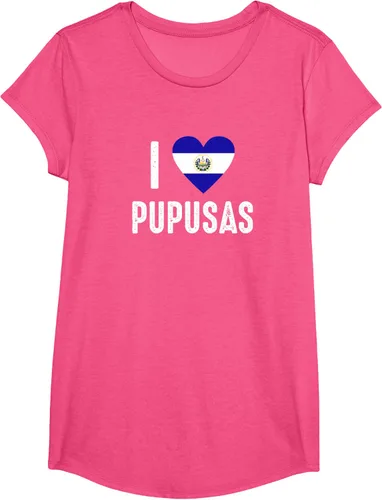 Vista 61 de Camiseta I Love Pupusa from El Salvador