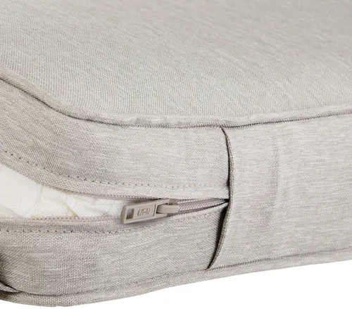 Vista 7 de Classic Accessories Montlake FadeSafe FadeSafe - Cojín de respaldo para silla de patio, 19 x 20 x 4 pulgadas, color gris jaspeado