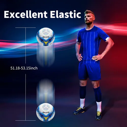 Vista 3 de SHOKE Balones de fútbol Futuro Diseño Mecánico Serie Extrema Juego Compuesto Pelota de fútbol Tamaños 5 Entrenamiento Fútbol en varios