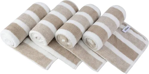 Vista 30 de KinHwa Toallas de mano de microfibra para baño, toallas faciales suaves y absorbentes, toallas de mano grises para baño, paños de lavado para spa