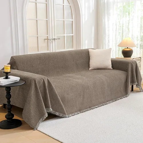 Vista 20 de MYSKY HOME Fundas para sillón, funda para silla reclinable, color beige, fundas de sofá para sofá modular en forma de L, fundas de sofá de gran