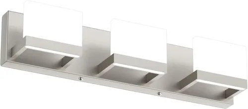 Vista 15 de Tipace - 2 Lámparas regulables de tocador, modernas, de color negro, con luz led arriba y abajo, acrílico blanco esmerilado, para colocarlas