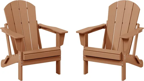 Vista 72 de WestinTrends Malibu Outdoor Patio HDPE Silla plegable de polietileno Negro