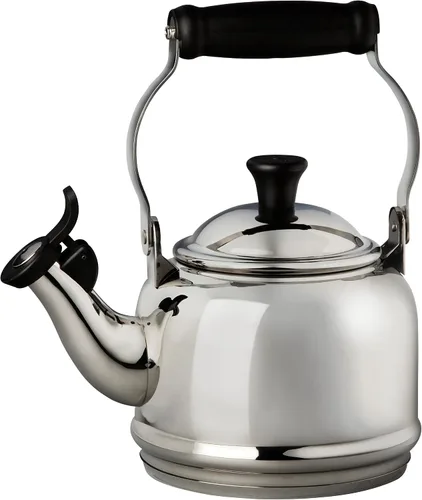 Vista 4 de Le Creuset - Tetera de acero esmaltado de media litro, 1.25 cuartos de galón, Marsella