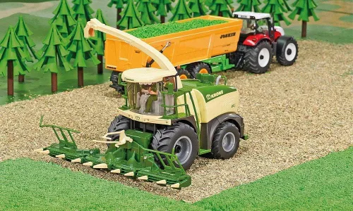 Vista 2 de Siku Krone Big X 580 Cosechadora de forraje escala 1:32 4066 Réplica de vehículos de juguete de metal y plástico fundido a presión Piezas