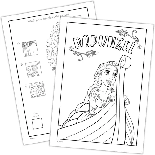 Vista 5 de Disney Princess 45648 Bendon - Libro de actividades oficial con mini lápices