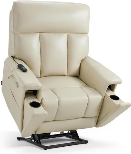 Vista 10 de MCombo 500lbs silla de elevación resistente para ancianos, 28 "asiento Negro
