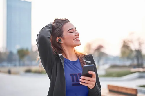 Vista 3 de Auriculares inalámbricos verdaderos NFL de SOAR, San Francisco 49ers