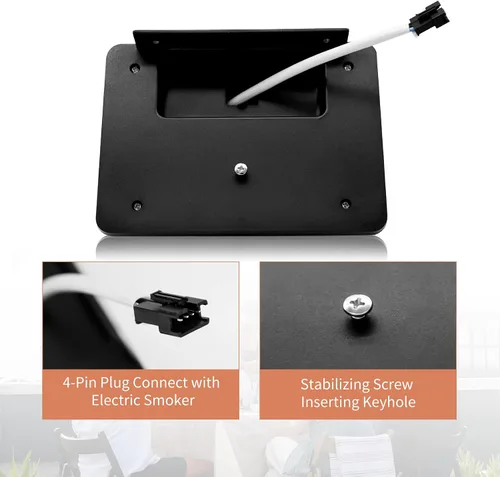 Vista 3 de Panel de control digital, piezas de repuesto Masterbuilt, compatible con Masterbuilt MB20071317/ 20071117/ 21071218 y más modelos de ahumadores