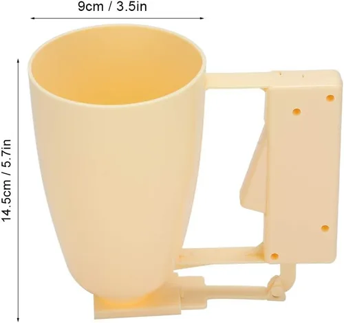Vista 3 de Dispensador de albóndigas de mano, dispensador de masa de mano, fabricante de albóndigas, dispensador de crema para tartas, dispensador de crema