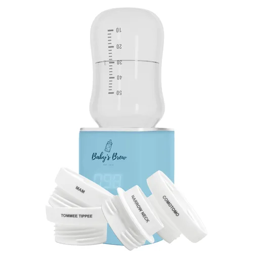 Vista 10 de Baby Brew Calentador de biberón portátil Pro Calentadores de leche para leche materna o fórmula, diseño a prueba de fugas, apto para viajes