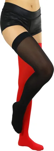 Vista 5 de ToBeInStyle. - Medias de nailon para mujer, al muslo, color opaco.
