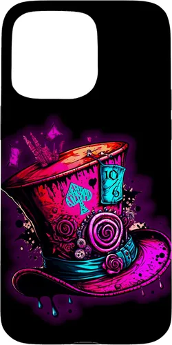 Vista 30 de Funda para iPhone 11 Pro Max We're All Mad Here Pink Steampunk Alicia en el país de las maravillas