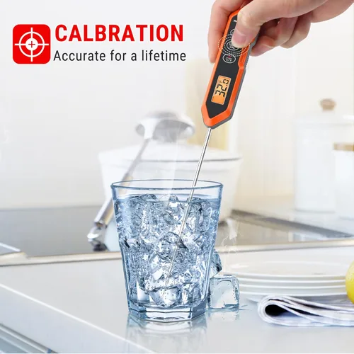Vista 6 de ThermoPro TP15H - Termómetro de alimentos resistente al agua de lectura instantánea para cocinar, sonda de termómetro de carne digital