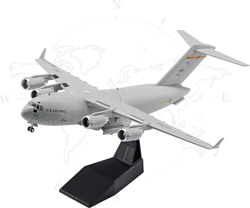 Vista 15 de AC-130H Gunship - Aviones fundidos a presión, escala 1/200, modelo de avión de metal para coleccionista, entusiasta de la aviación, coleccionable