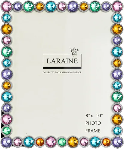 Vista 15 de LARAINE Marco de Fotos 4x6 con Diamantes de Imitación de Metal y Cristal de Alta Definición para Mostrar Fotografías en Mesa, Decorativo para el Azul