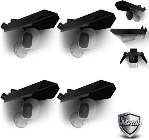 Vista 12 de OOSSXX Cámara de seguridad universal Sun Rain Cover Shield Protective Roof