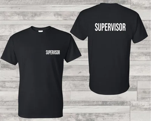 Vista 2 de SEC Apparel Supervisor Hierro En Parches De Vinilo Adhesivos Transferencias Apliques Letras Para Camisetas Tela Ropa Líder