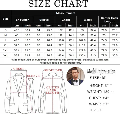 Vista 7 de COOFANDY Mens Floral Tuxedo Jackets One Button Stylish Dinner Wedding Party Dress Suit Blazers Jacket
