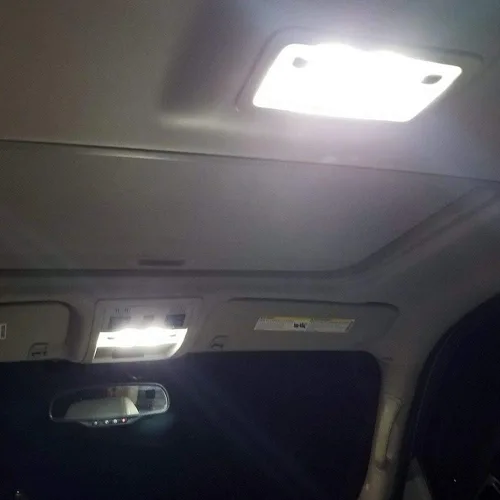 Vista 5 de Kit de accesorios de luz interior LED para Chevy Tahoe Suburban GM Yukon Cadillac Escalade 2000-2014 6000 K blanco mapa cúpula visera, bombillas
