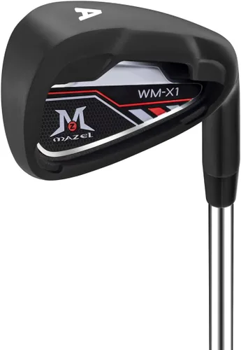 Vista 12 de MAZEL WM-X1/2 Hierros individuales para palos de golf para hombres 1,2,3,4,5,6,7,8,9, Pitching Wedge, Approach Wedge, Sand Wedge con ejes