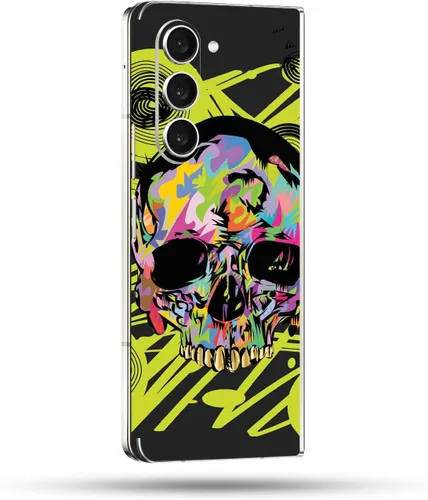 Vista 13 de MightySkins Skin compatible con Samsung Galaxy Z Fold 5 - Puppy Fall Funda protectora de vinilo duradera y única Fácil de aplicar, quitar