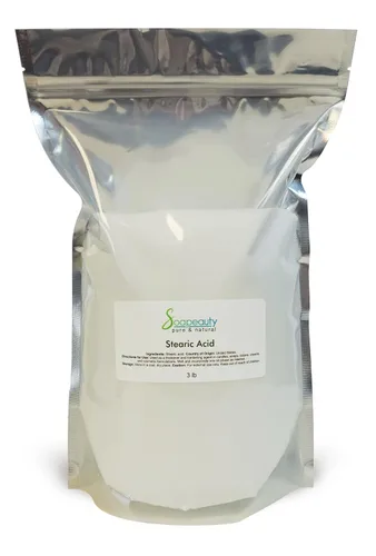 Vista 4 de Soapeauty Ácido esteárico Triple prensado Derivado de palma Grado cosmético puro Vegano, sin gluten para hacer jabón y loción, ingrediente