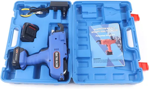 Vista 7 de Máquina de atar de barras de refuerzo de 0.3 a 1.33 pulgadas, herramienta automática de mano, barra de acero, herramienta de amarre de barras