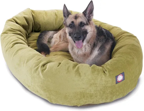 Vista 42 de Majestic Pet Villa - Cama para perros de espuma viscoelástica triturada de 32 pulgadas para perros de tamaño mediano, 32 x 23 x 7 pulgadas, cama