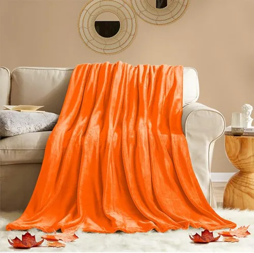 Vista 35 de KMUSET Manta de Tiro Súper Suave Premium de Franela de Forro Polar Sedosa Tamaño de Tiro Beige Microfibra Manta Ligera para Uso en Todas