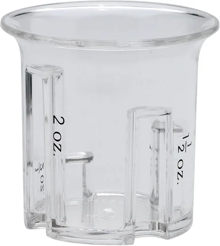 Vista 5 de HIC Kitchen E-Z - Jigger de cóctel de barra multimedida de 4 pasos, 0.5 onzas a 2 onzas