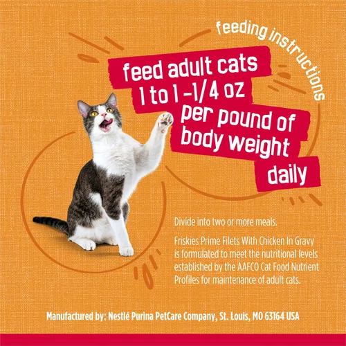 Vista 9 de Comida para gato húmeda Purina Friskies Prime de filete, 24, 5.5 onzas , Filet de primera