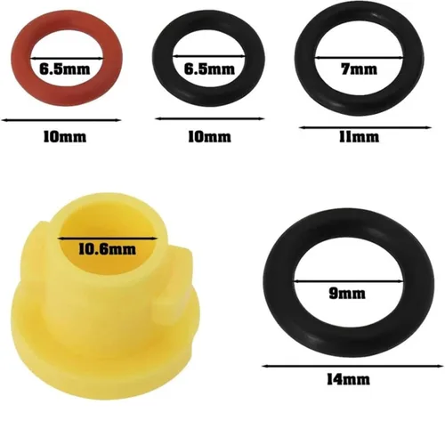 Vista 6 de Juego de juntas tóricas en forma de O, anillo de sellado para lavadora a presión Karcher K2 K3 K4 K5 K6 K7 Kit de sellos de boquilla de manguera