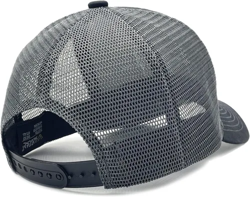 Vista 4 de NVJUI JUFOPL Gorra de camionero de kayak, gorra bordada ajustable para navegar, sombreros Snapback para hombres y mujeres, color negro, Negro