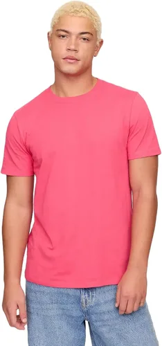 Vista 77 de Camiseta de cuello redondo Gap para hombre, mangas cortas, estilo casual Negro