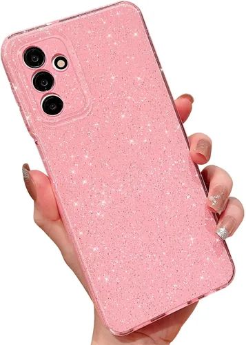 Vista 76 de MINSCOSE Funda compatible con Samsung Galaxy A14 5G, bonita funda delgada con purpurina fina, a prueba de golpes, de TPU para mujeres y niñas