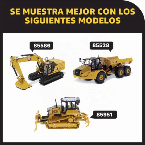 Vista 7 de Diecast Masters 1:50 Caterpillar 14M3 Motoniveladora High Line Series Cat Trucks & Construction Equipment Scale Model Collectible 85545