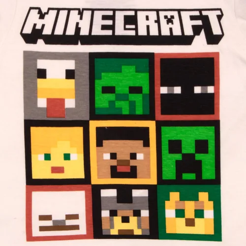 Vista 8 de Minecraft Characters - Camiseta de manga larga para niños, paquete de 3 unidades para niños y niños pequeños