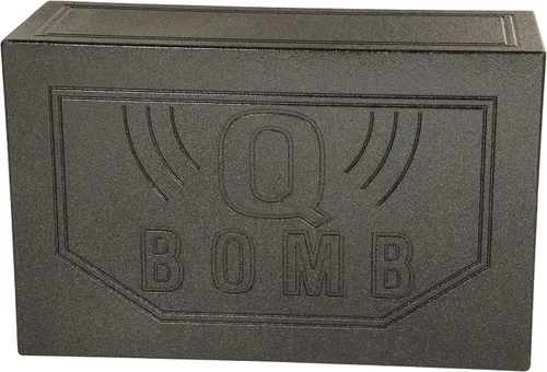 Vista 8 de QPower - Caja de subwoofer con doble ventilación de 12 pulgadas, sistema de subwoofer con puerto, color negro, accesorios para sistemas de audio