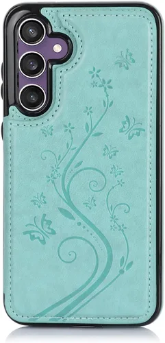 Vista 7 de Asuwish Funda de teléfono para Samsung Galaxy S23 FE 5G con protector de pantalla de vidrio templado y tarjetero con soporte para tarjetero, soporte
