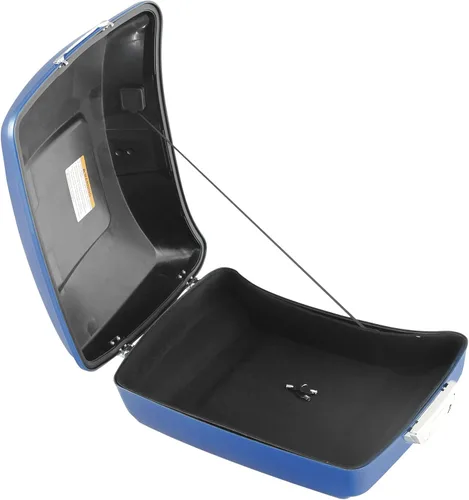 Vista 5 de XMT-MOTO Tronco picado para Harley Touring Road King 14-Up azul eléctrico