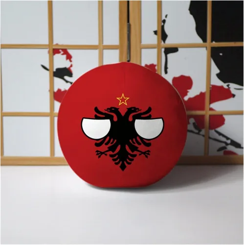Vista 58 de Polandball Countryballs Muñeco de peluche Ucrania España Hungría Portugal Rumanía Grecia Austria México Polonia Ball (15,3.8 pulgadas)