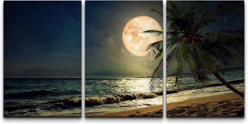Vista 11 de wall26 Lienzo enmarcado para pared, juego de arte de selva, rana, hoja de palmera, naturaleza, desierto, arte moderno, realismo, decorativo