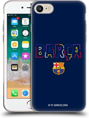 Vista 337 de Head Case Designs Funda de gel suave con licencia oficial del FC Barcelona Barca Crest Graphics [protección de grado militar] compatible con Apple