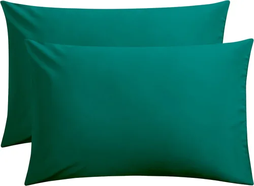 Vista 112 de FLXXIE Fundas de almohada de microfibra tamaño estándar, fundas de almohada suaves con cierre de sobre, fundas de almohada resistentes a arrugas