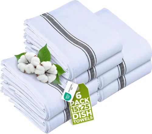 Vista 20 de Utopia Towels Paquete de 12 paños de cocina negros de 15 x 25 pulgadas, 100% algodón hilado en anillo