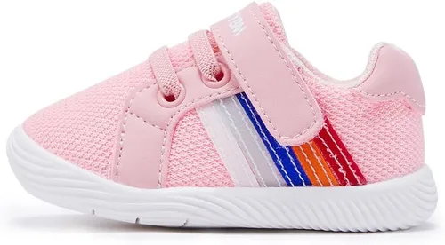 Vista 2 de BMCiTYBM Zapatos para bebé niño y niña suaves antideslizantes ligeros para caminar en el primer paso 6 9 12 18 24 meses