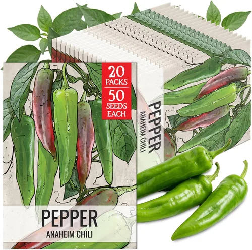 Vista 26 de Seed Needs - Semillas de pimiento arcoíris para plantar verduras, 1 paquete