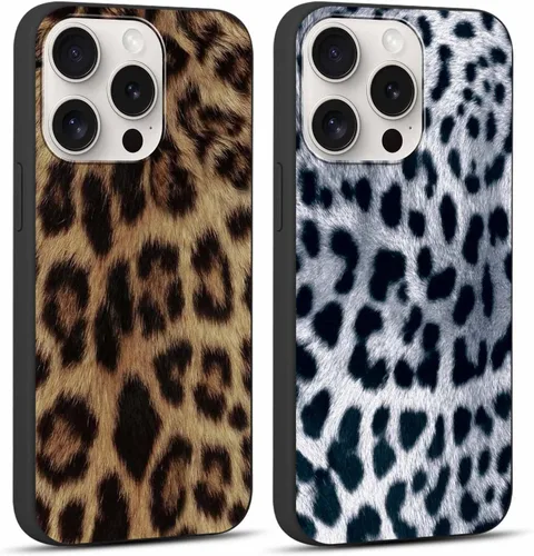 Vista 20 de Paquete de 2 fundas de teléfono con bonito estampado de guepardo para iPhone 7/8/SE 2020 / SE 2022 de 4.7 pulgadas, diseño de leopardo de lujo