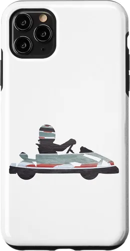 Vista 13 de Funda para iPhone 16 Go Kart Racing Race Track